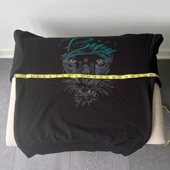 ANINE BING Kenny Panther Sweatshirt Size XS - Picture 9 of 9